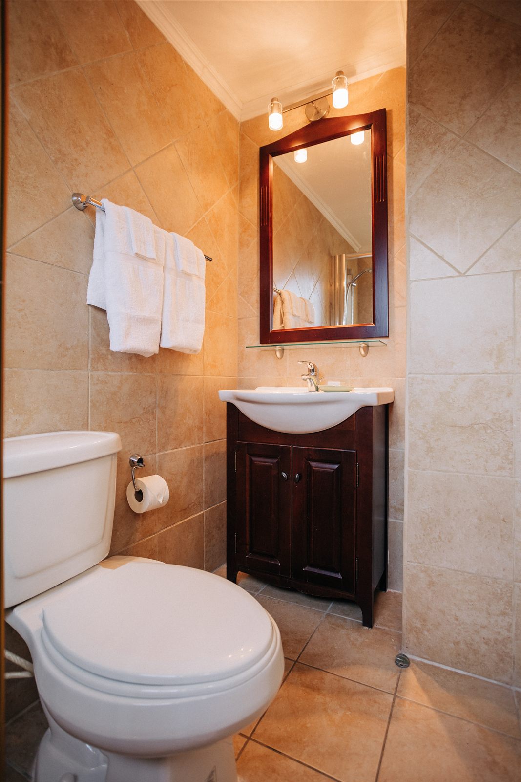 Vanity in the second ensuite bathroom