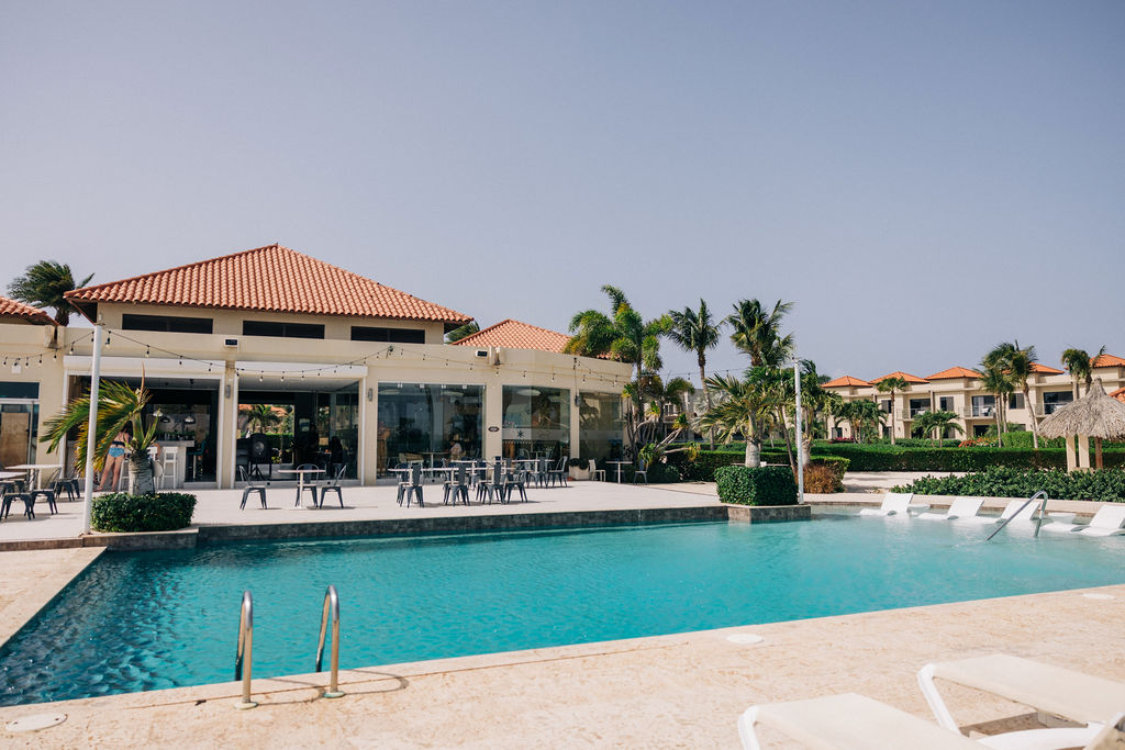 Gold Coast resort pool and clubhouse